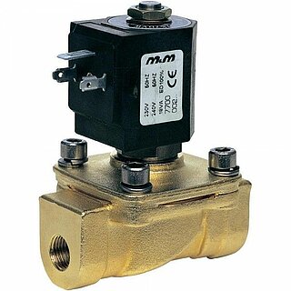 Industrial solenoid valves thermal hydraulics 1/4" to 1" - no minimum pressure