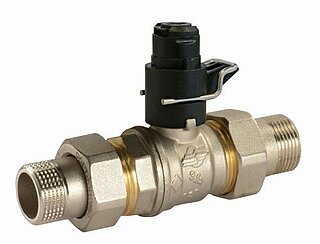 2-way ball valve Sintesi with spacer for solar systems