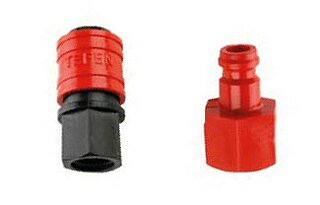 Quick couplings plastic