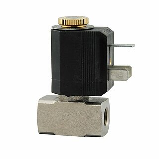 Industrial solenoid valves made of stainless steel 2-way compact