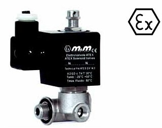 ATEX Pilot solenoid valves for piston valves