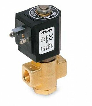 Industrial solenoid valves for air treatment 1/4" normally open