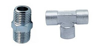 Standard fittings made of stainless steel