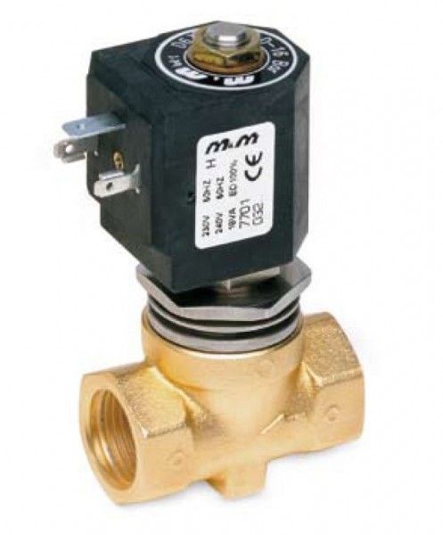 Industrial solenoid valves / piston valve for hot water and steam 