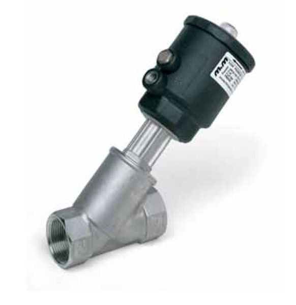 Piston valve stainless steel double-acting