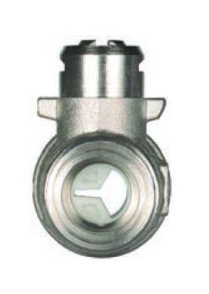 2-way ball valve with flow control